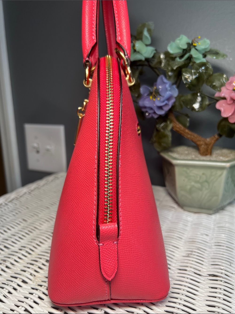 Coach Large Katy Dome Satchel - Picture 7 of 17